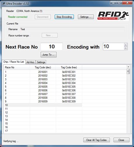 rfid encoder software